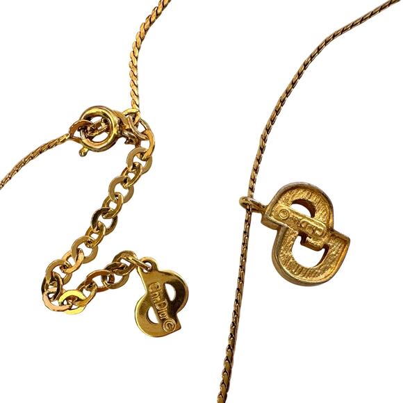 Chistian Dior Offset CD Initial Necklace - Picture 3 of 11